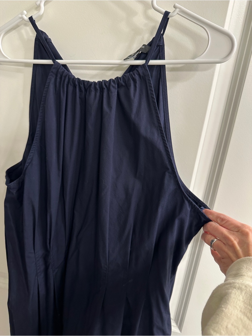 Banana Republic Navy Sleeveless Maxi Dress - women’s 12 - Picture 3 of 10